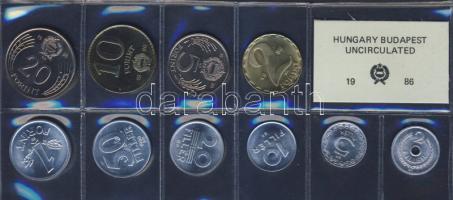 1986. 2f-20Ft 10db klf forgalmi sor szettben T:BU