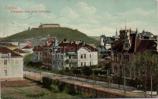 Brno Clerk´s quarter with the Spilberk hill