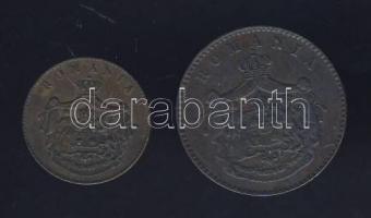 Románia 1867 "Watt&Co" 1B + 1867 "Heaton" 2B T:3+