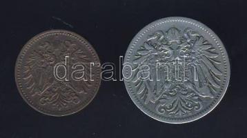 Ausztria 1895 20h + 1902. 1h T:2+,3+ + Olaszország 1920-1937. 5c, 10c összesen 8db T:3+,3