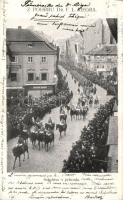 Praha the funeral of Dr. F. L. Riegr with Sokol march (EK)