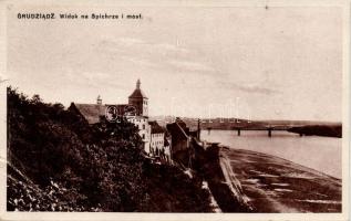 Grudziadz, Spichrze with bridge (EB)