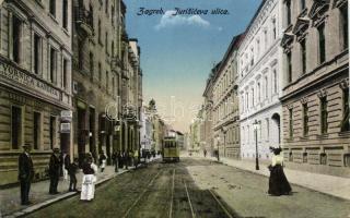 Zagreb Jurisic street tram