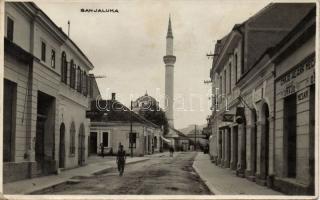 Banja Luka street with mosque photo (Rb)