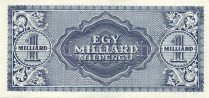 1946. Egymilliárd Milpengő "MINTA" perforációval, T:I