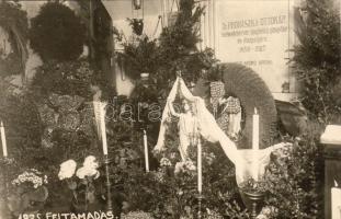 1935 Proshászka Ottokár sírja fotólap T2