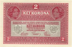 1917. 2K (3x) "Deutschösterreich" fny.-sal, egymásutáni sorszámokkal T:I