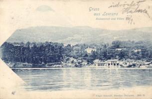 1899 Lovran, Lovrana; Badeanstalt, Villen / spa, villas