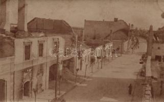 Belgrade, Beograd; war damaged street, photo