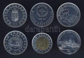 2002. 100Ft + 2004-2007. 50Ft (5x) klf motívumokkal T:2
