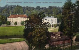 Rogaska Slatina (Rohitsch-Sauerbrunn) Villa Moller, military sanatorium and tennis court