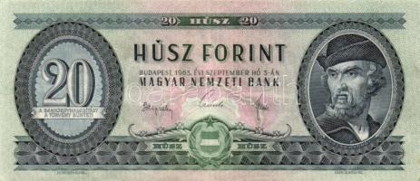 1960-1989. 10Ft (2x), 20Ft, 50Ft (2x), 100Ft (2x) összesen 7db mind klf évszámmal T:II+,II,III