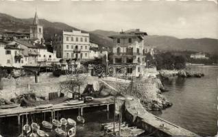 Lovran (Laurana) harbour with the Opera Nazionale Dopolavoro club building and restaurant photo