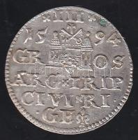 Lengyelország 1594. 3Gr "Sigismund III." Ag T:2-/2