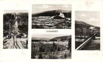 Komandó with funicular and timber plant