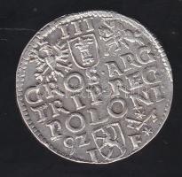 Lengyelország (Poloniae) 1592. "Sigismund III." 3Gr Ag T:2
