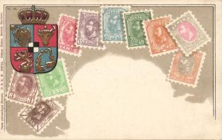 Set of Romanian stamps litho