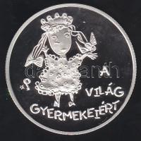 1998. 2000Ft Ag "UNICEF-A világ gyermekei" T:PP Tanúsítvánnyal!