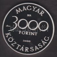 2000. 3000Ft Ag "Veszélyeztetett állatvilág-hód" T:PP Csak 7000db! Tanúsítvánnyal!