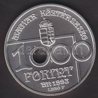 1993. 1000Ft Ag "Labdarúgó VB" T:BU Csak 10000db!Tanúsítvánnyal!