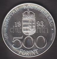 1993. 500Ft Ag "Integráció az EU-ba" T:BU Csak 10000db!Tanúsítvánnyal!