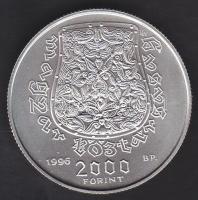 1996. 2000Ft Ag "Honfoglalás 1100. évfordulója" T:BU
