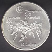 Kanada 1976. 10$ Ag "Olimpia-Lacrosse" T:1