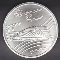 Kanada 1976. 10$ Ag "Olimpia-Velodrome" T:1