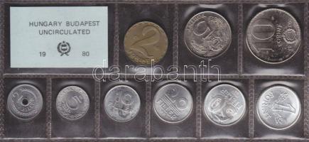 1980. 2f-10Ft 9db klf forgalmi sor szettben T:BU