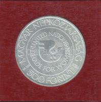 1984. 500Ft Ag "Nők évtizede" T:BU Csak 8000db! Eredeti tokban, tanúsítvánnyal!