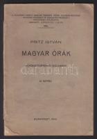1943 Pritz István: Magyar órák - művészettörténeti tanulmány 55 képpel