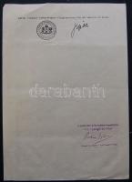 Magyar Hiszekegy Terjesztő bizottság és a főpolgármester által lepecsételt, hivatalos Hiszekegy plak...