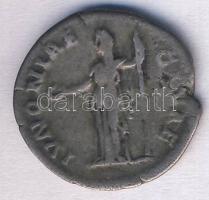 Római Császárság SABINA 136. "IVNONI REGINAE" Denar Ag T:3+ kis ki