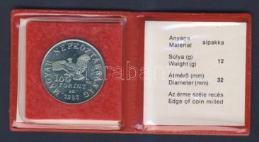 1983. 100Ft "Simon Bolivár" T:BU Eredeti tokban, tanúsítvánnyal! + 1983. 100Ft "Czóbe...