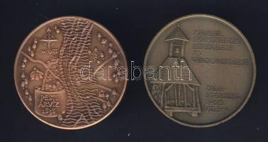 1988. "MÉE - Wesselényi Miklós - A nagy árvíz emlékére" Br emlékérem T:BU + 1985. "MÉ...