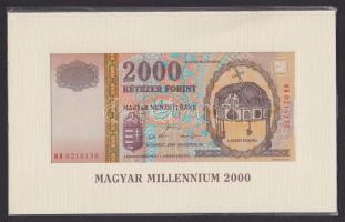2000 2000Ft "Millenium" T:I Eredeti bontatlan díszcsomagolásban!
