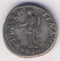 Római Császárság HADRIANUS 117-138. "CLEMENTIA AVG / COS III" Denar Ag T:2+/2