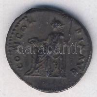 Római Császárság SABINA 136. "CONCORDIA AVG / Ülő" Denar Ag T:2+