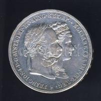 Ausztria 1879. 2G Ag "I.Ferenc József és Erzsébet királynő-Ezüstlakodalom" T:2-