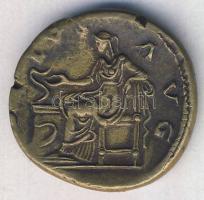 Római Császárság HADRIANUS 117-138. "SALVS AVG / Ülő Salus" As T:2-