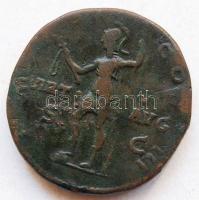 Római Császárság HADRIANUS 117-138. "P M TR P COS III SC / VIRT AVG" Sestertius T:2-/3