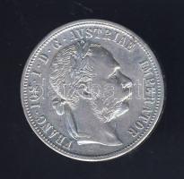 Ausztria 1878. 1Fl Ag T:2/2-