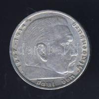 Német 3. Birodalom 1936A 5M Ag "Hindenburg" T:3/3+