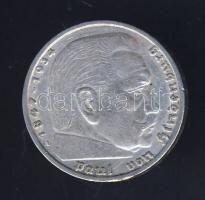 Német 3. Birodalom 1935A 5M Ag "Hindenburg" T:3/3+ kis ph