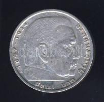 Német 3. Birodalom 1936A 5M Ag "Hindenburg" T:3+