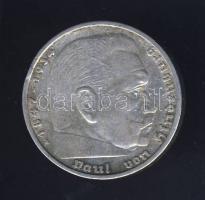 Német 3. Birodalom 1935A 5M Ag "Hindenburg" T:3+/3 k. ph