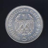 Német 3. Birodalom 1935A 5M Ag "Hindenburg" T:2/3 k.