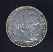 Német 3. Birodalom 1939A 5M Ag "Hindenburg" h.k.-tel T:3 ph. k