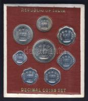 India 1962-67. 1p,2p,3p,5p,10p,25p,50p,1R szettben T:1,2