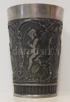 Ezüst színű vadászkupa Nyugat-Németországból 11,5cm magas